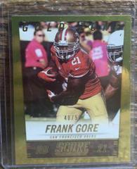 Frank Gore [Gold Zone] #188 Football Cards 2014 Panini Score Prices