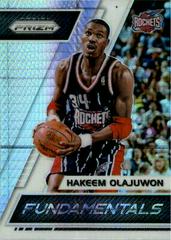 Hakeem Olajuwon Hyper Prizm #3 Basketball Cards 2017 Panini Prizm Fundamentals Prices