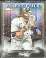 Brandon Crawford [Black] #SMLBC-81 Baseball Cards 2022 Topps Update Stars of MLB Chrome Prices