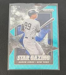 Aaron Judge [Blue Wave Prizm] #SG-9 Baseball Cards 2020 Panini Prizm Star Gazing Prices