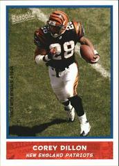 Corey Dillon #7 Football Cards 2004 Bazooka Prices