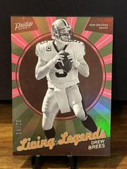 Drew Brees [Pink] #LL-16 Football Cards 2023 Panini Prestige Living Legends Prices