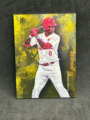 Jordan Walker [Gold Foil] #36 Baseball Cards 2021 Bowman Inception Prices