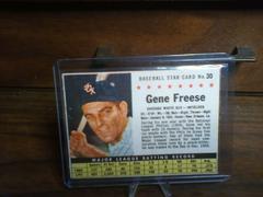Gene Freese [Hand Cut] #30 Baseball Cards 1961 Post Cereal Prices