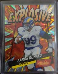 Aaron Donald #E34 Football Cards 2022 Panini Absolute Explosive Prices