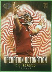 C.J. Stroud [Red] #19 Football Cards 2023 Panini Illusions Operation Detonation Prices