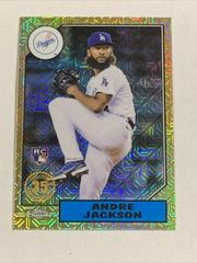 Andre Jackson #T87C-14 Baseball Cards 2022 Topps Silver Pack 1987 Chrome Prices
