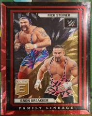 Rick Steiner / Bron Breakker [Red] Wrestling Cards 2023 Donruss Elite WWE Family Lineage Prices