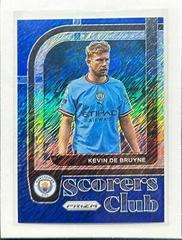 Kevin De Bruyne [Blue Shimmer] #25 Soccer Cards 2022 Panini Prizm Premier League Scorers Club Prices