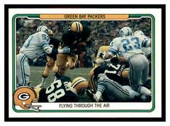 Green Bay Packers [Flying Through the Air] Football Cards 1982 Fleer Team Action Prices