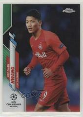 Hee chan Hwang [Green Refractor] #44 Soccer Cards 2019 Topps Chrome UEFA Champions League Prices