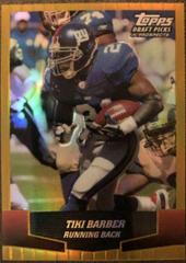 Tiki Barber [Gold Chrome Refractor] #39 Football Cards 2004 Topps Draft Picks & Prospects Prices