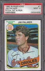 Jim Palmer Baseball Cards 1980 Burger King Pitch, Hit & Run Prices