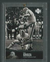 Lou Groza #37 Football Cards 1997 Upper Deck Legends Prices