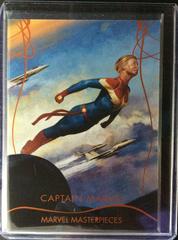 Captain Marvel [Legendary Orange Foil] #76 Marvel 2020 Masterpieces Prices