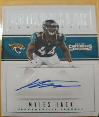 Myles Jack [Autograph] #30 Football Cards 2016 Panini Contenders Rookie of the Year Prices