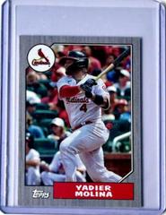 Yadier Molina Baseball Cards 2022 Topps Mini 1987 Prices