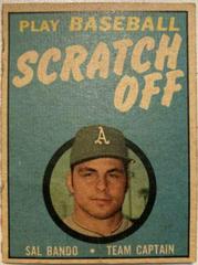 Sal Bando Baseball Cards 1971 Topps Scratch Offs Prices