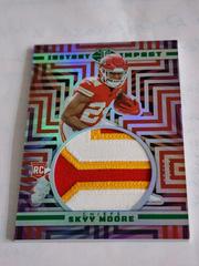 Skyy Moore [Red and Blue] #II-SM Football Cards 2022 Panini Illusions Instant Impact Prices
