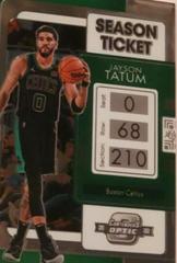 Jayson Tatum Basketball Cards 2021 Panini Contenders Optic Prices
