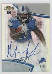 Mikel Leshoure [Autograph Refractor] #86 Football Cards 2011 Topps Finest Prices