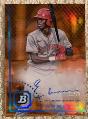 Elly De LA Cruz [Orange] Baseball Cards 2022 Bowman Heritage Chrome Prospects Prices
