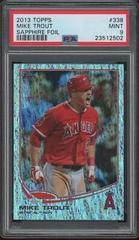 Mike Trout [Sapphire Foil] #338 Baseball Cards 2013 Topps Prices