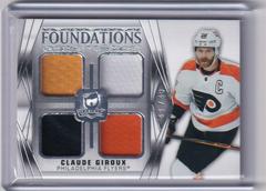 Claude Giroux #F-CG Hockey Cards 2020 Upper Deck The Cup Foundations Quad Jersey Prices