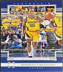 Bennedict Mathurin #4 Basketball Cards 2022 Panini Photogenic First Night Prices
