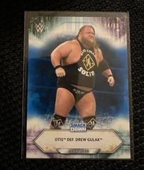 Otis def. Drew Gulak [Blue] Wrestling Cards 2021 Topps WWE Prices