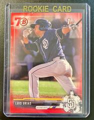 Luis Urias [70th] Baseball Cards 2017 Bowman Prospects Prices
