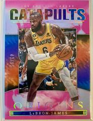 LeBron James [Pink] #10 Basketball Cards 2022 Panini Origins Catapults Prices