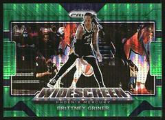 Brittney Griner [Green Pulsar] #8 Basketball Cards 2022 Panini Prizm WNBA Widescreen Prices