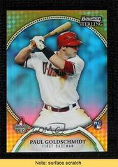 Paul Goldschmidt [Rookie Gold Refractor] #27 Baseball Cards 2011 Bowman Sterling Prices