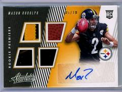Mason Rudolph [Material Autograph Quad Spectrum] Football Cards 2018 Panini Absolute Prices