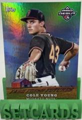 Cole Young [Green] #FF-16 Baseball Cards 2023 Topps Pro Debut Farm Fresh Futures Prices