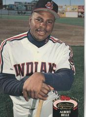 Albert Belle #220 Baseball Cards 1992 Stadium Club Prices