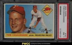 Tom Casagrande #167 Baseball Cards 1955 Topps Prices