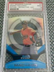 Manny Machado [Refractor Die Cut] Baseball Cards 2011 Bowman Chrome Future Prices