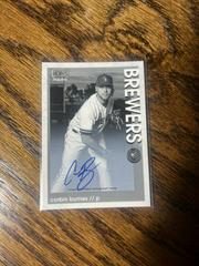 Corbin Burnes [Black & White] #AS-CB Baseball Cards 2022 Topps Archives Snapshots Autographs Prices