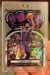 LeBron James [Crystal Black] #44 Basketball Cards 2022 Panini Crown Royale Prices