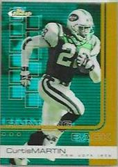 Curtis Martin [Gold Refractor] #3 Football Cards 2002 Topps Finest Prices