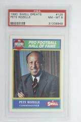 Pete Rozelle #128 Football Cards 1990 Swell Greats Prices