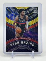 Cade Cunningham [Red Gold Wave] #15 Basketball Cards 2022 Panini Donruss Optic Star Gazing Prices