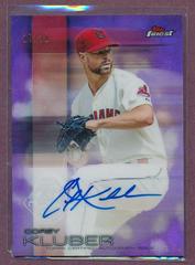 Corey Kluber [Purple Refractor] Baseball Cards 2016 Topps Finest Autographs Prices
