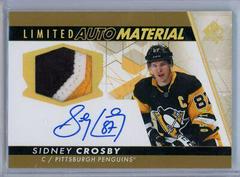 Sidney Crosby [Limited Autograph Material] #87 Hockey Cards 2022 SP Authentic Prices