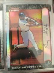 Gary Sheffield [Refractor] #11 Baseball Cards 1999 Bowman Chrome International Prices