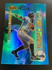 Chipper Jones, Eric Chavez [Atomic Refractor] Baseball Cards 1999 Bowman's Best Mirror Image Prices