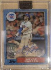 Bryce Harper Baseball Cards 2022 Topps Clearly Authentic 1987 Autographs Prices