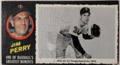 Jim Perry Baseball Cards 1971 Topps Greatest Moments Prices